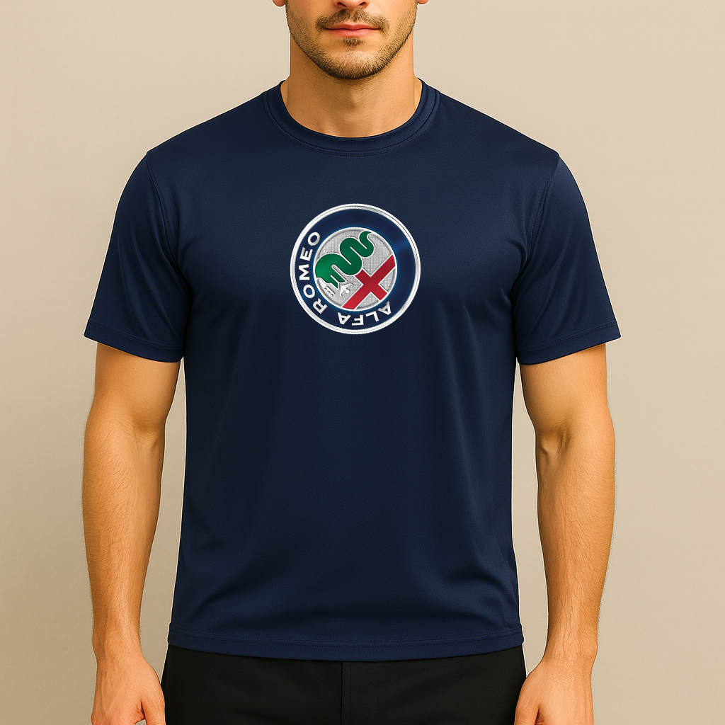 Men's Alfa Romeo Car Polyester T-Shirt